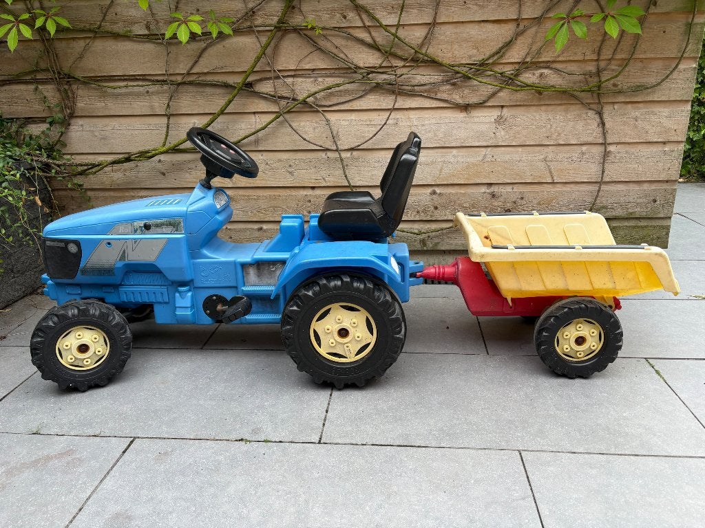 Kindertractor met pedalen, Kinderen en Baby's, Speelgoed | Speelgoedvoertuigen, Ophalen, Gebruikt
