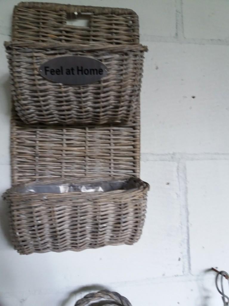 RIETEN HANGER, Huis en Inrichting, Woonaccessoires | Schalen en Manden, Nieuw, Overige vormen, Riet, Ophalen of Verzenden