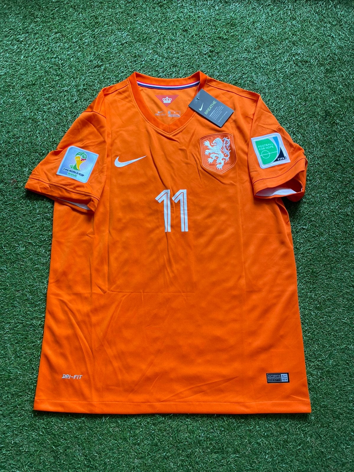 Nederland Retro Thuisshirt Maat L, Maat L, Ophalen of Verzenden, Nieuw, Shirt