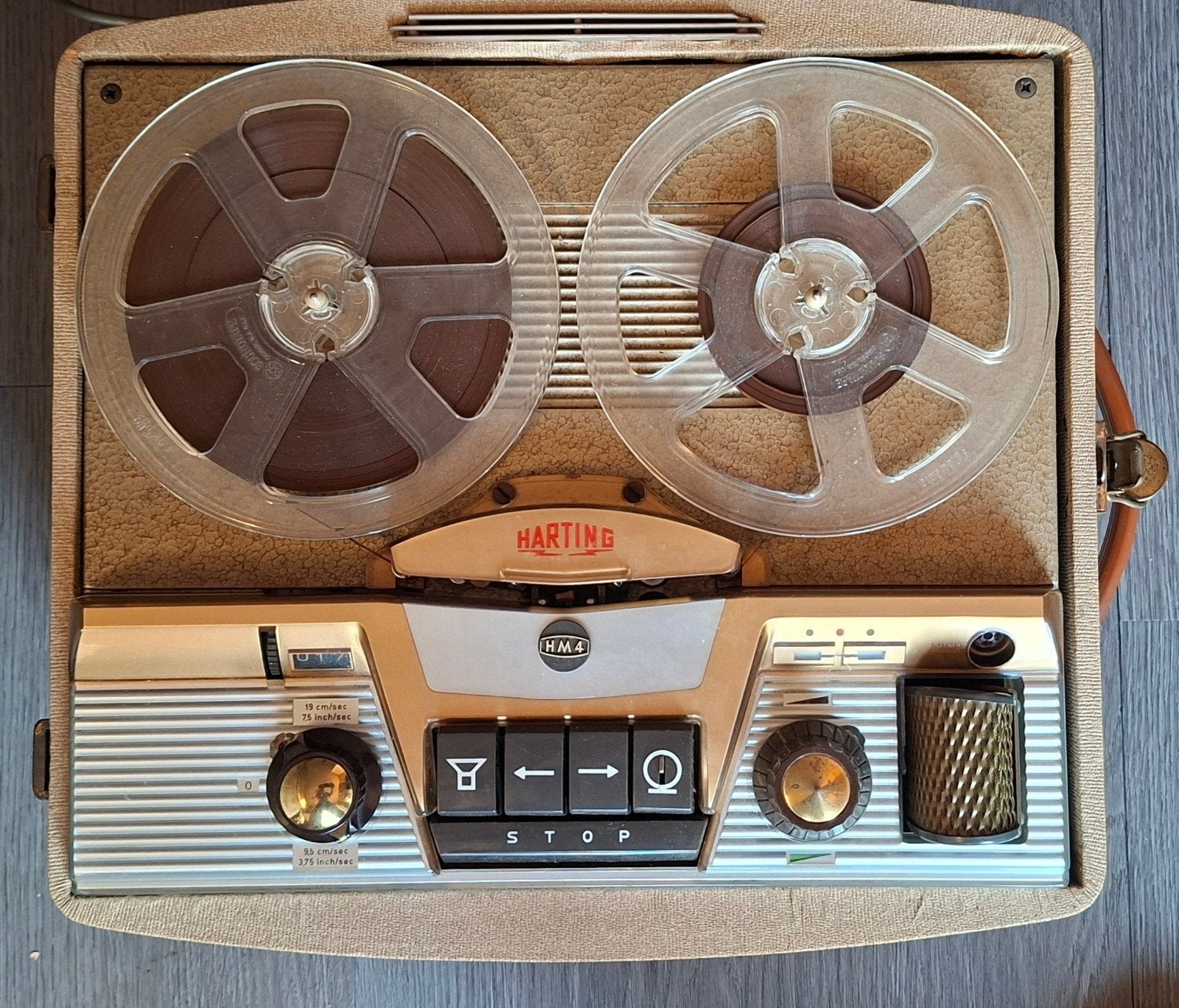 Harting HM4 Bandrecorder  100% werkend, Audio, Tv en Foto, Bandrecorders, Ophalen of Verzenden, Bandrecorder, Met banden