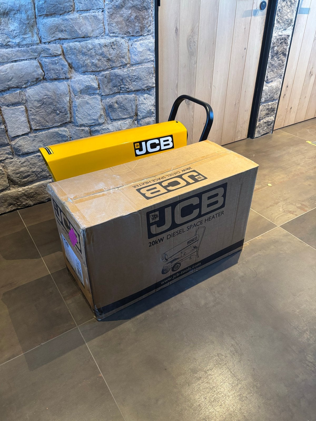 JCB SH-70D Diesel Heater 20kW  nieuw in doos, Ophalen, 30 tot 80 cm, Kachel, Zo goed als nieuw