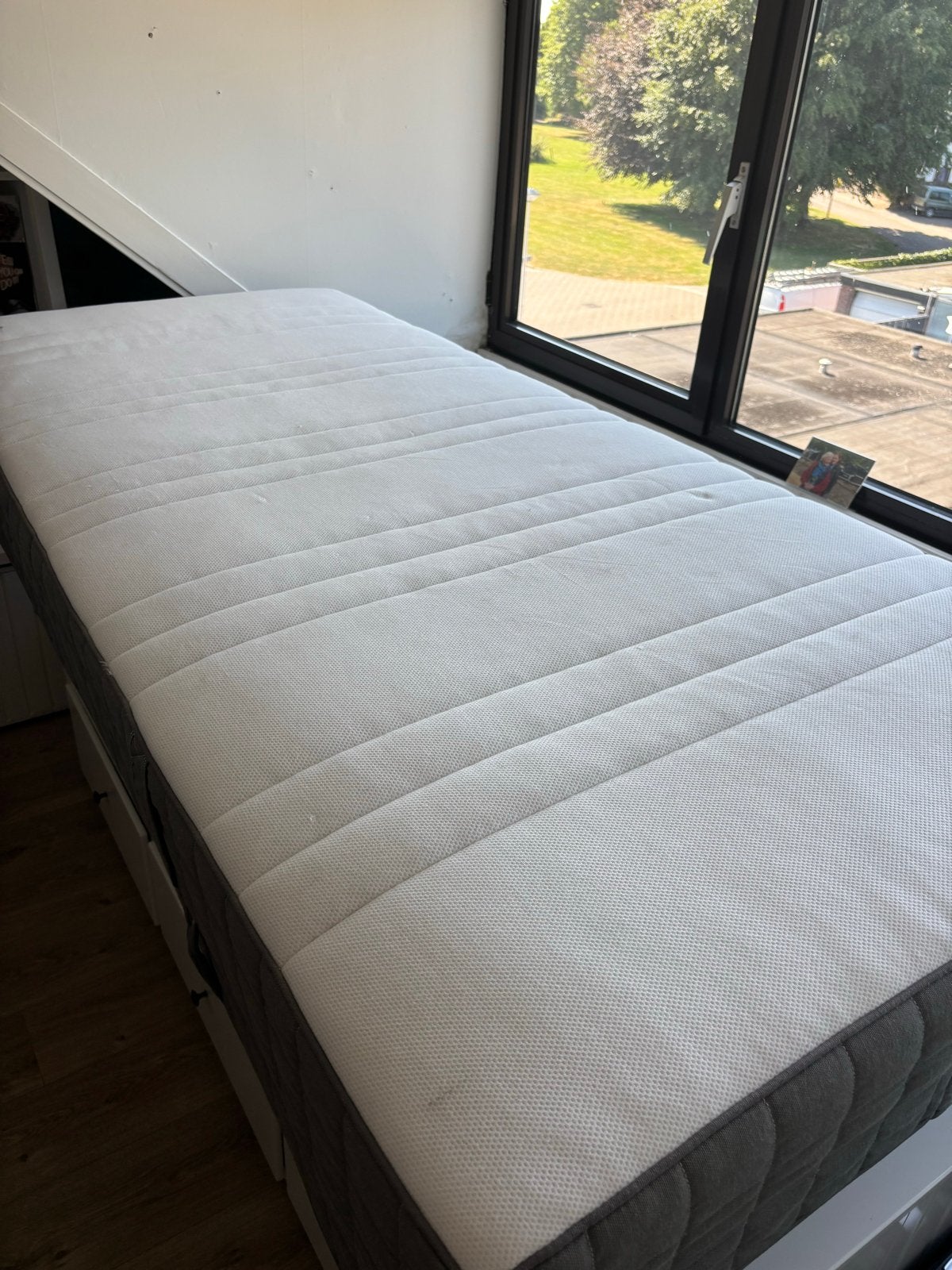 2 IKEA Hövåg matrassen 90x200 cm, Ophalen, Gebruikt, 90 cm, Eenpersoons