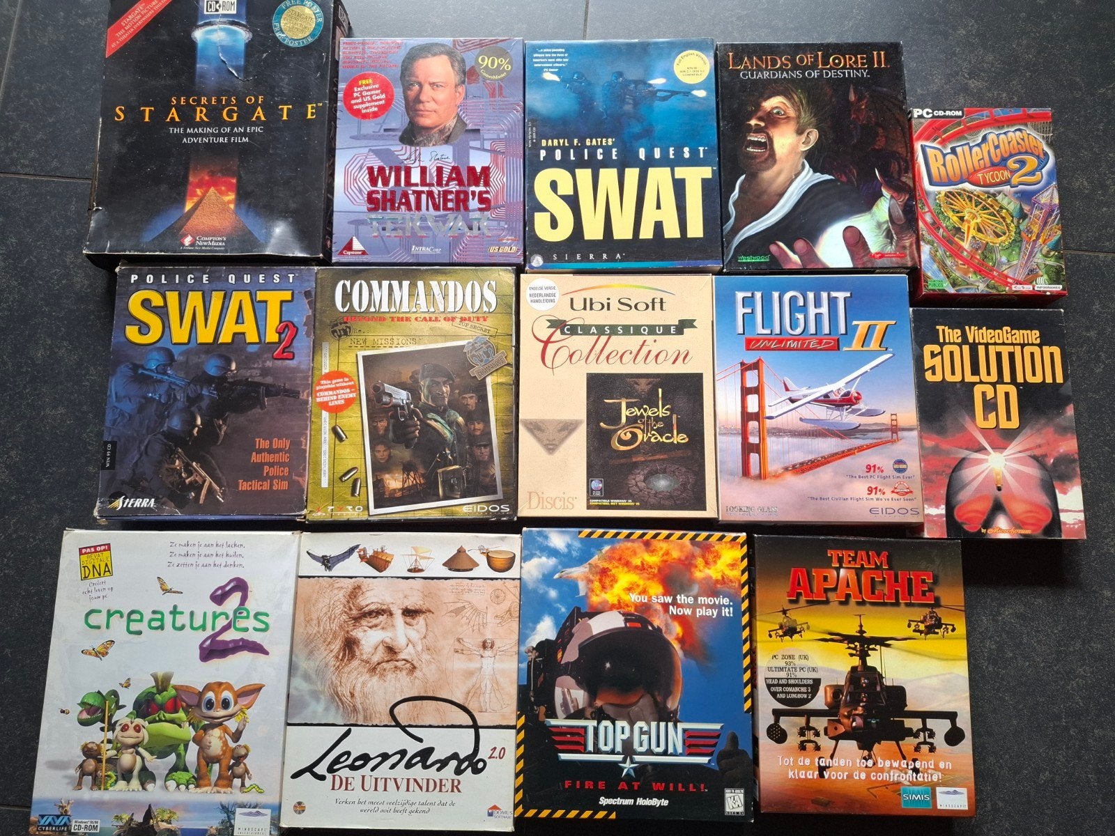 Verzameling big box pc games, Spelcomputers en Games, Games | Pc, 1 speler, Ophalen of Verzenden, Zo goed als nieuw, Vanaf 3 jaar