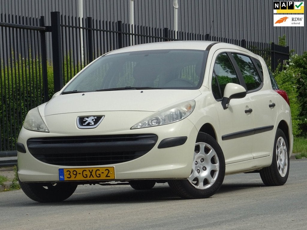 Peugeot 207 SW 1.4 XR 146DKM/NAP/APK 20-07-2027, Voorwielaandrijving, 15 km/l, 4 cilinders, Beige