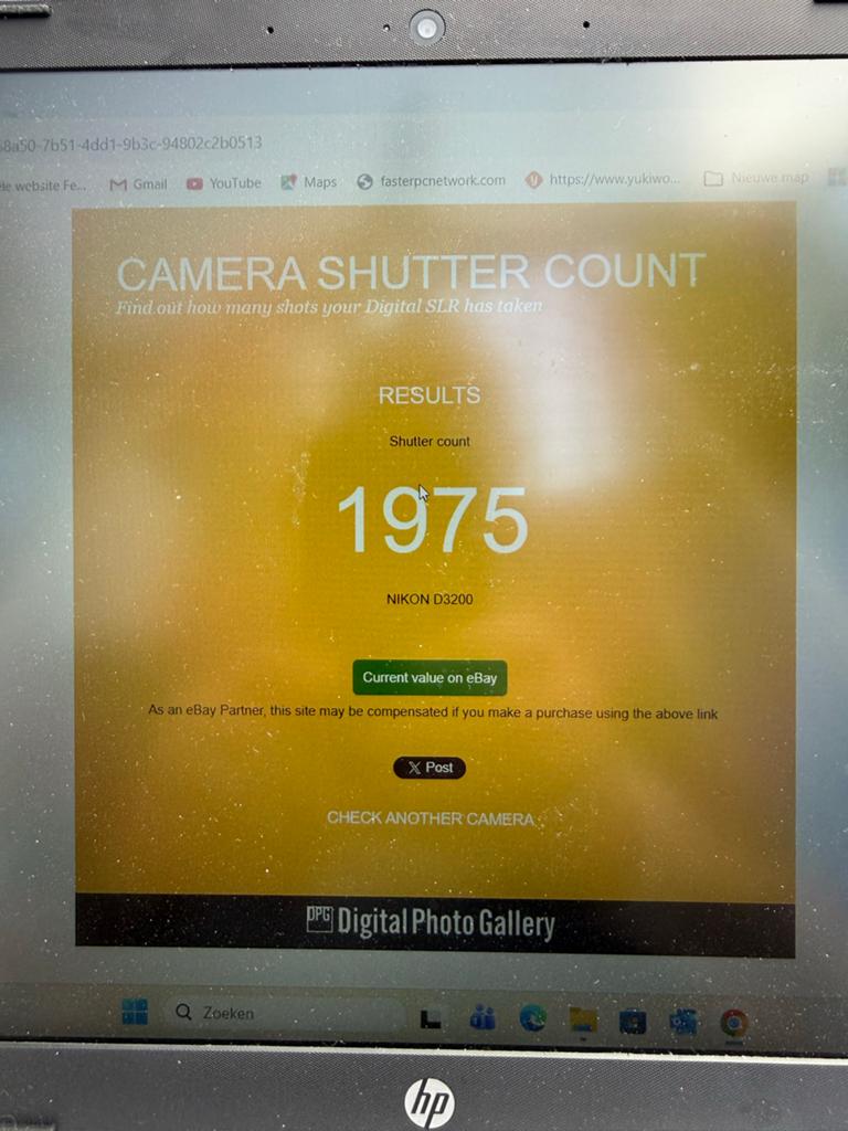 Nikon D3200 spiegelreflexcamera met 18-55mm lens, Spiegelreflex, Ophalen of Verzenden, Zo goed als nieuw, Nikon