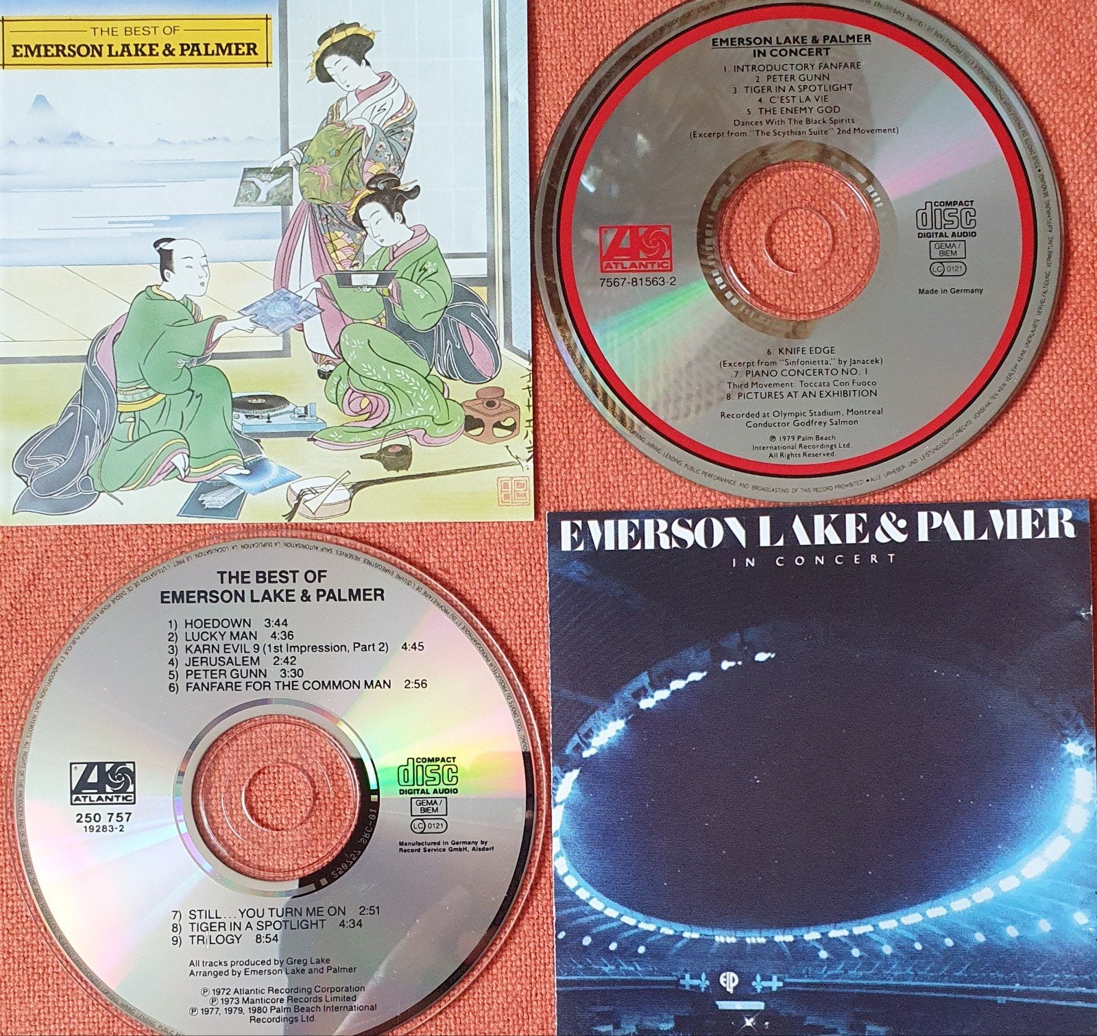 Emerson Lake & Palmer cd's mogen ook per stuk, Ophalen of Verzenden, Zo goed als nieuw
