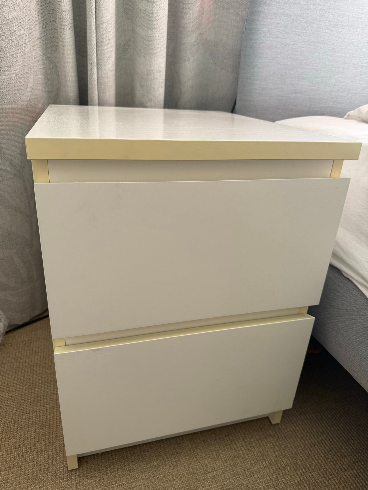 Ikea Malm nachtkastje, Ophalen, Gebruikt, Minder dan 45 cm, Minder dan 55 cm