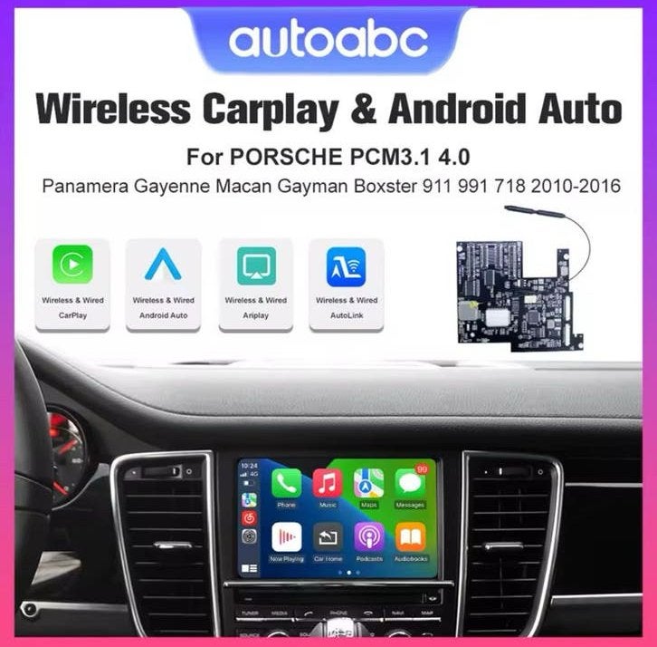 Wireless Carplay upgrade porsche pcm 3 (panamera cayman enz), Ophalen of Verzenden, Zo goed als nieuw