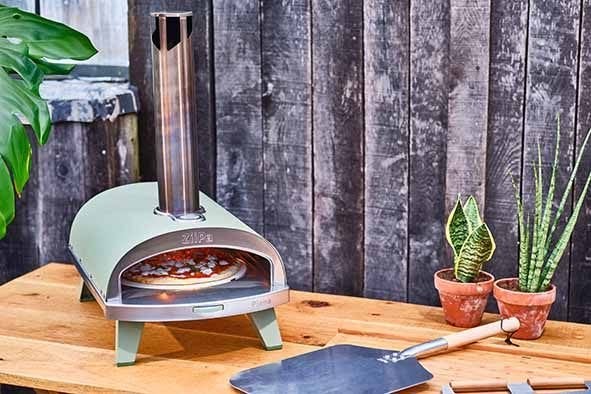 Pizza oven houtskool of gas Ziipa in verschillende kleuren, Ophalen of Verzenden, Nieuw, ZiiPa