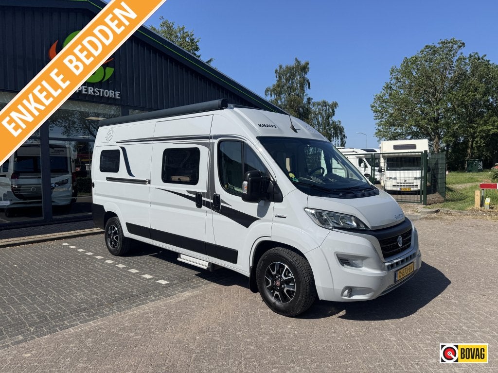 Knaus BoxStar Lifetime 600, Caravans en Kamperen, Campers, Buscamper of Camperbus, Ringverwarming, Fiat, Koelkast