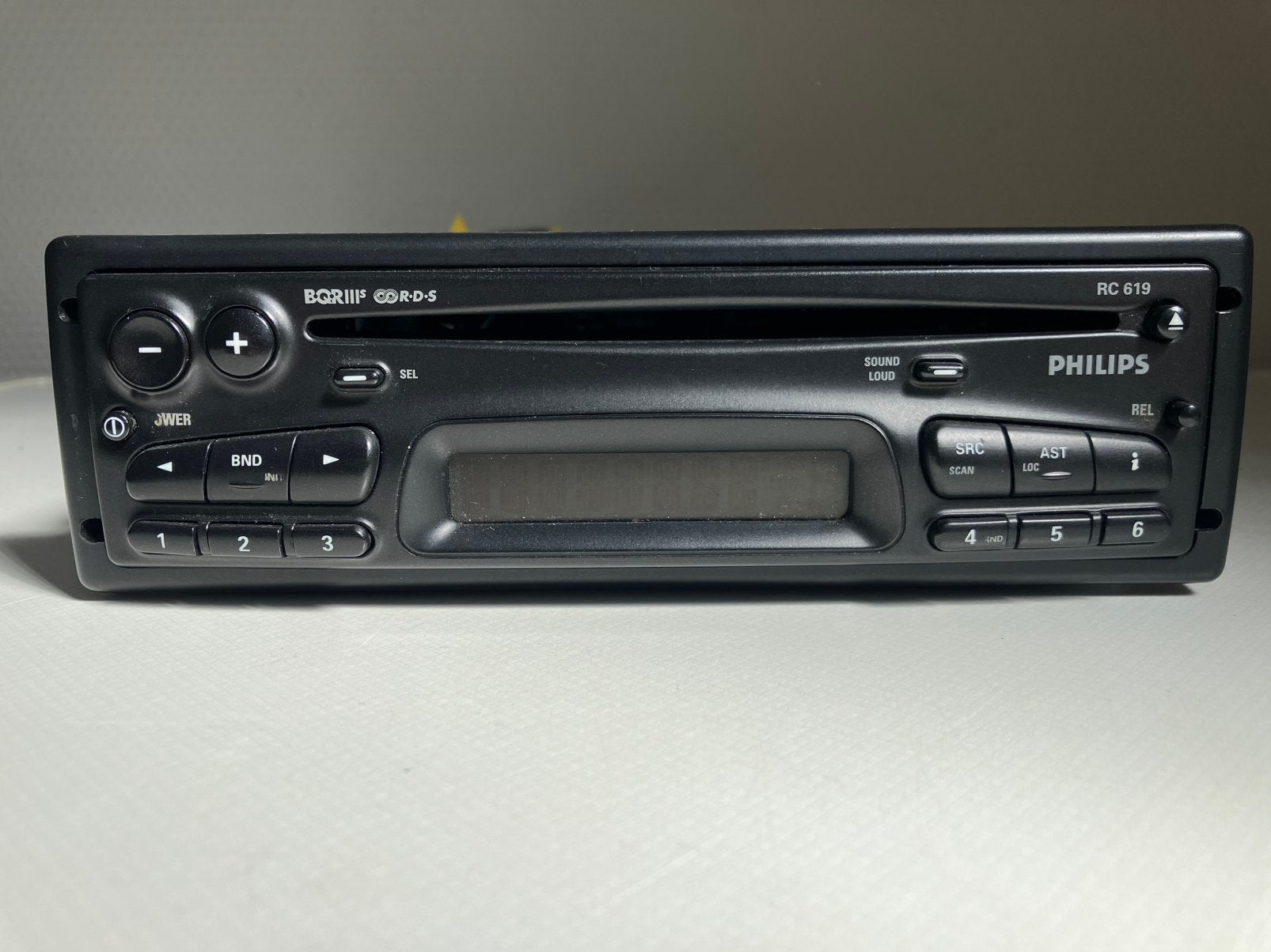 Mooie vintage Philips autoradio, Auto diversen, Autoradio's, Ophalen of Verzenden, Gebruikt