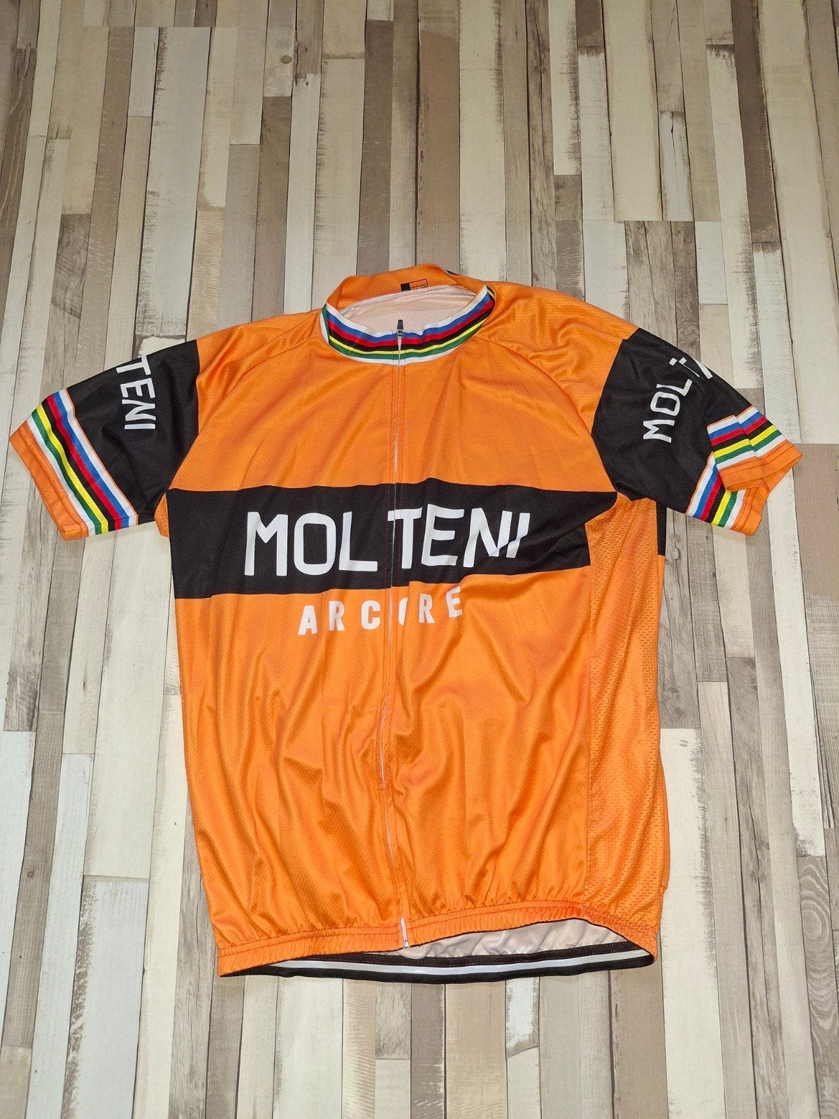 Vintage Molteni Arcore Wielershirt - Maat XXL, Fietsen en Brommers, Gebruikt, Ophalen of Verzenden, Molteni Arcore, Bovenkleding