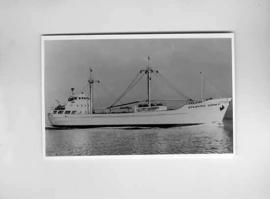 scheepvaart-foto-atlantic comet, Verzamelen, Ophalen of Verzenden, Zo goed als nieuw, Motorboot, Boek of Tijdschrift