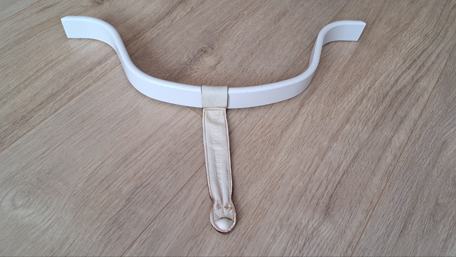 Stokke Tripp Trapp houten beugel en leertje voor kinderstoel, Ophalen of Verzenden