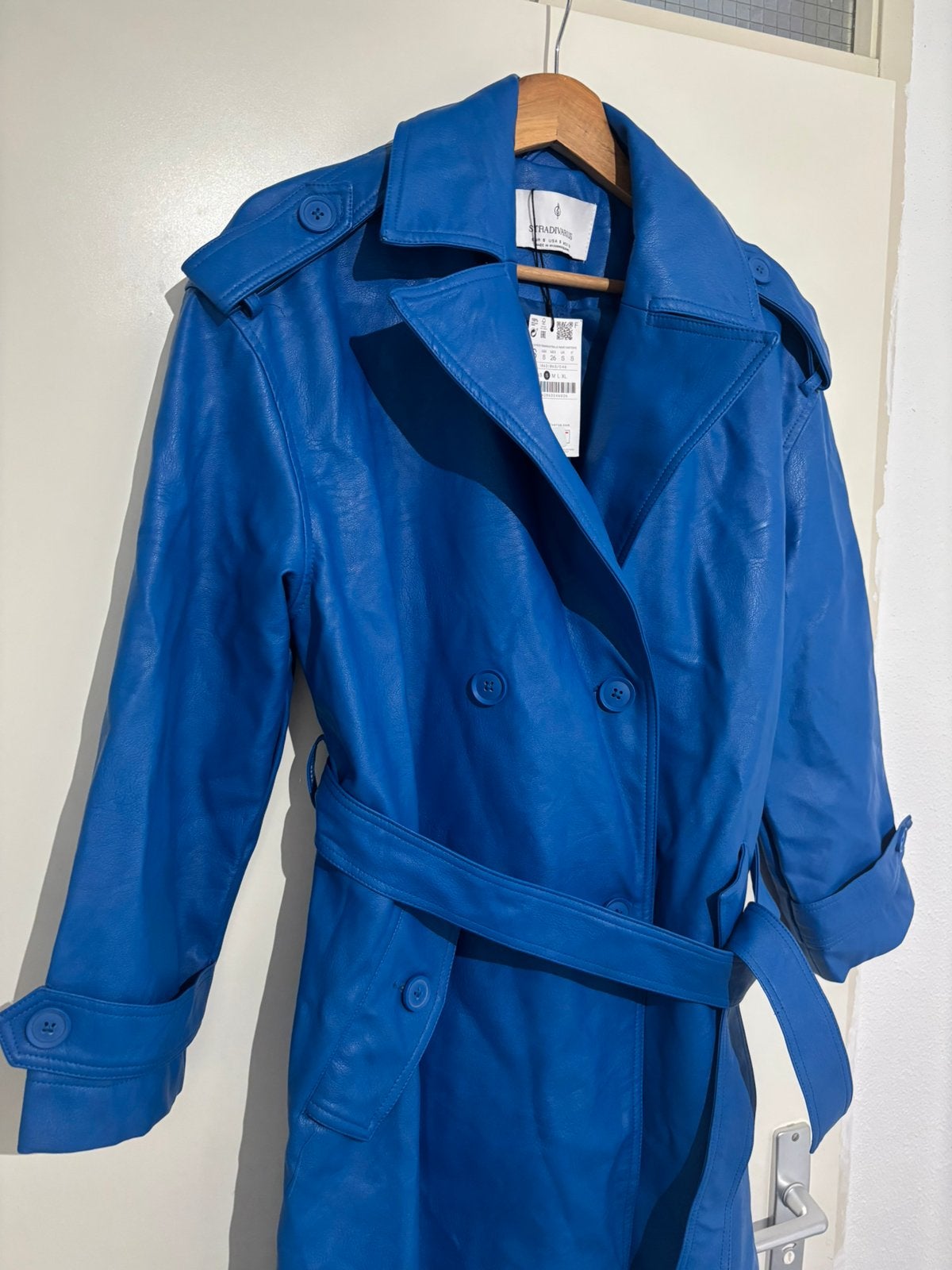 Jas Blauw, Ophalen, Nieuw, Maat 36 (S), Blauw