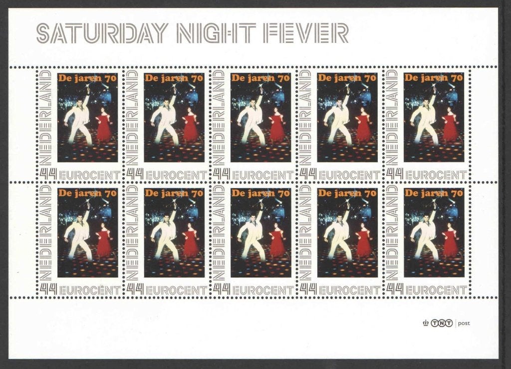 Nostalgie op Postzegels Jaren '70: Saturday Night Fever, Ophalen of Verzenden, Na 1940, Postfris