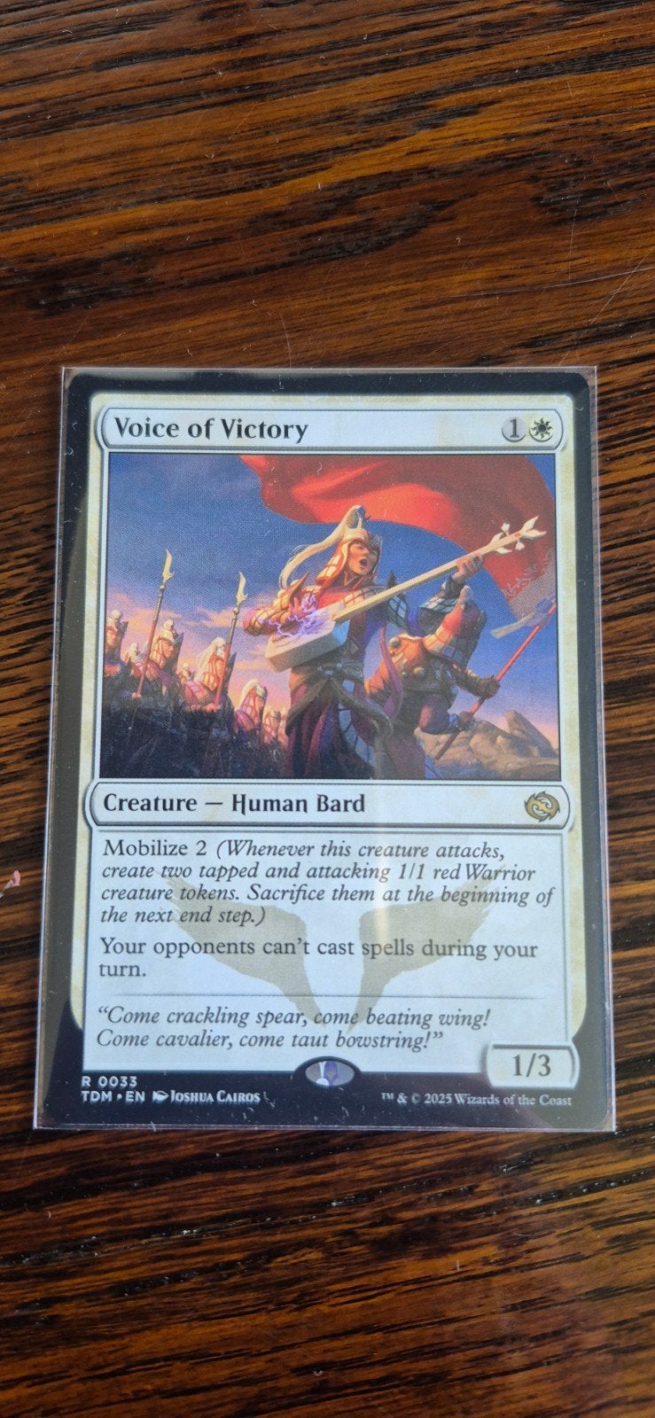 Voice of Victory, Ophalen of Verzenden
