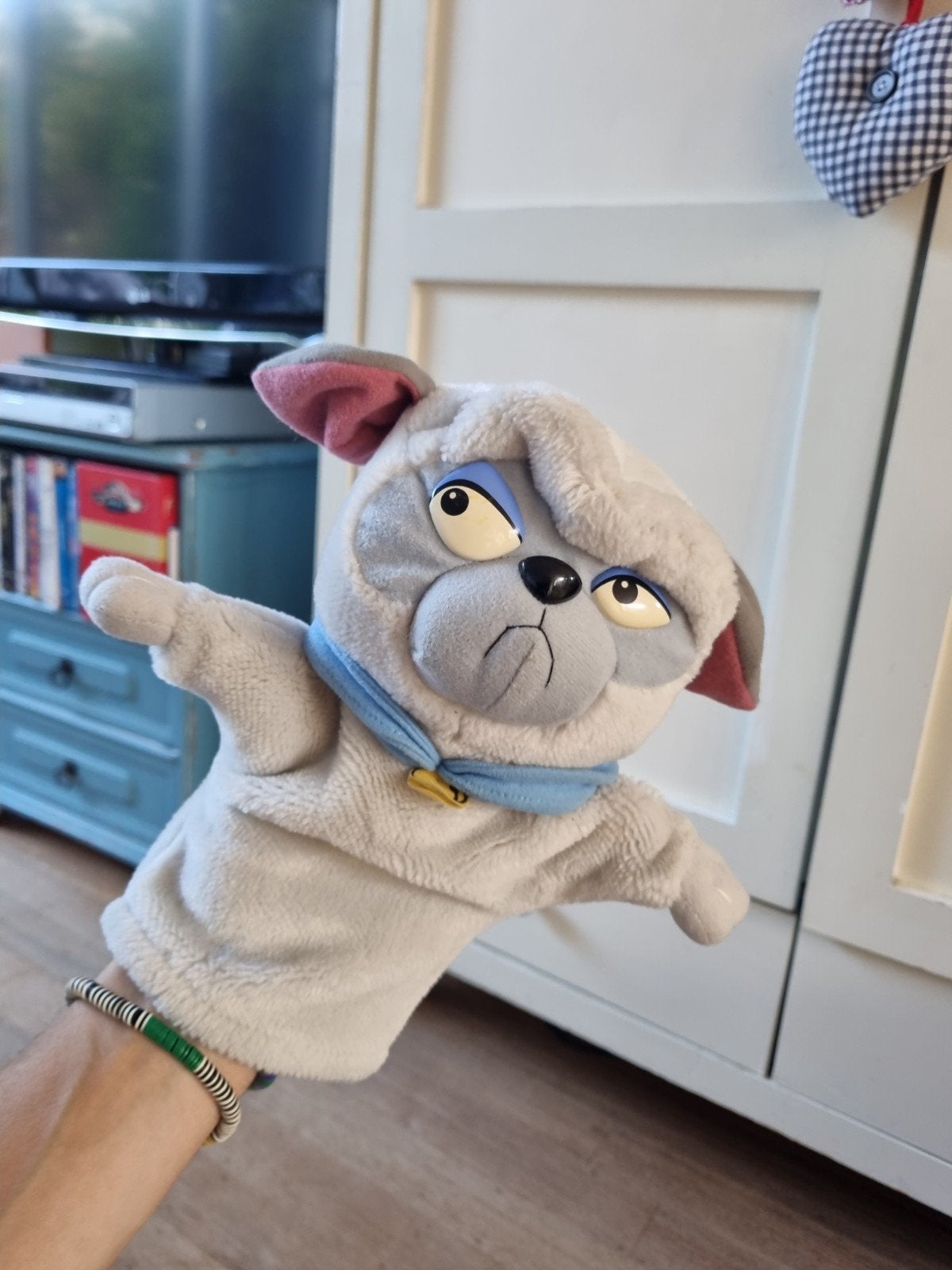 Disney Lady en de Vagebond handpop Vagebond, Disney, Grijs, Middelgroot (20 tot 80 cm), Disney