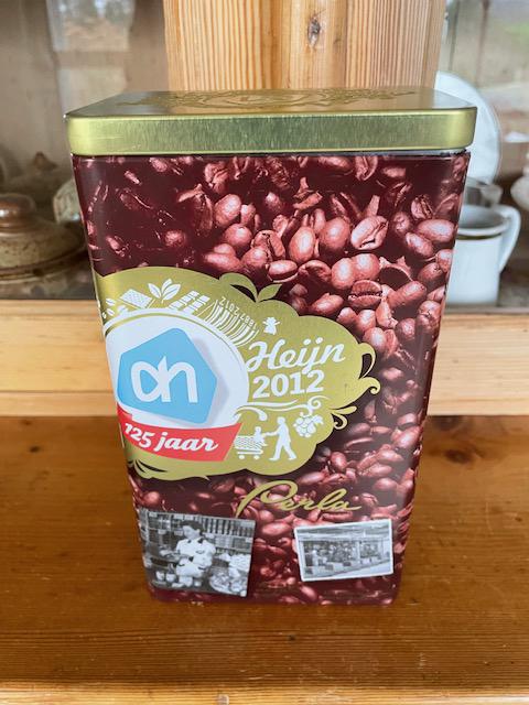 KOFFIE BEWAARBLIK ALBERT HEIJN, Huis en Inrichting, Keuken | Keukenbenodigdheden, Overige typen, Ophalen of Verzenden, Nieuw, Metaal