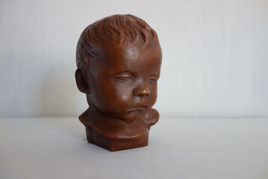 Beeld kinderhoofd composiet, Ophalen of Verzenden, Composieten, Beeld