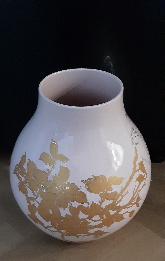Ikea Hella Jongerius vaas roze PS Jonsberg in nieuwstaat, Ophalen, Overige materialen, 35 cm, Zo goed als nieuw
