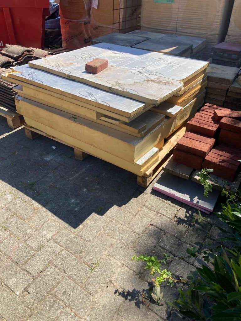 Verschillende maten Pir isolatie platen, Ophalen, 4 tot 8 cm, Dakisolatie, 5 tot 10 m²