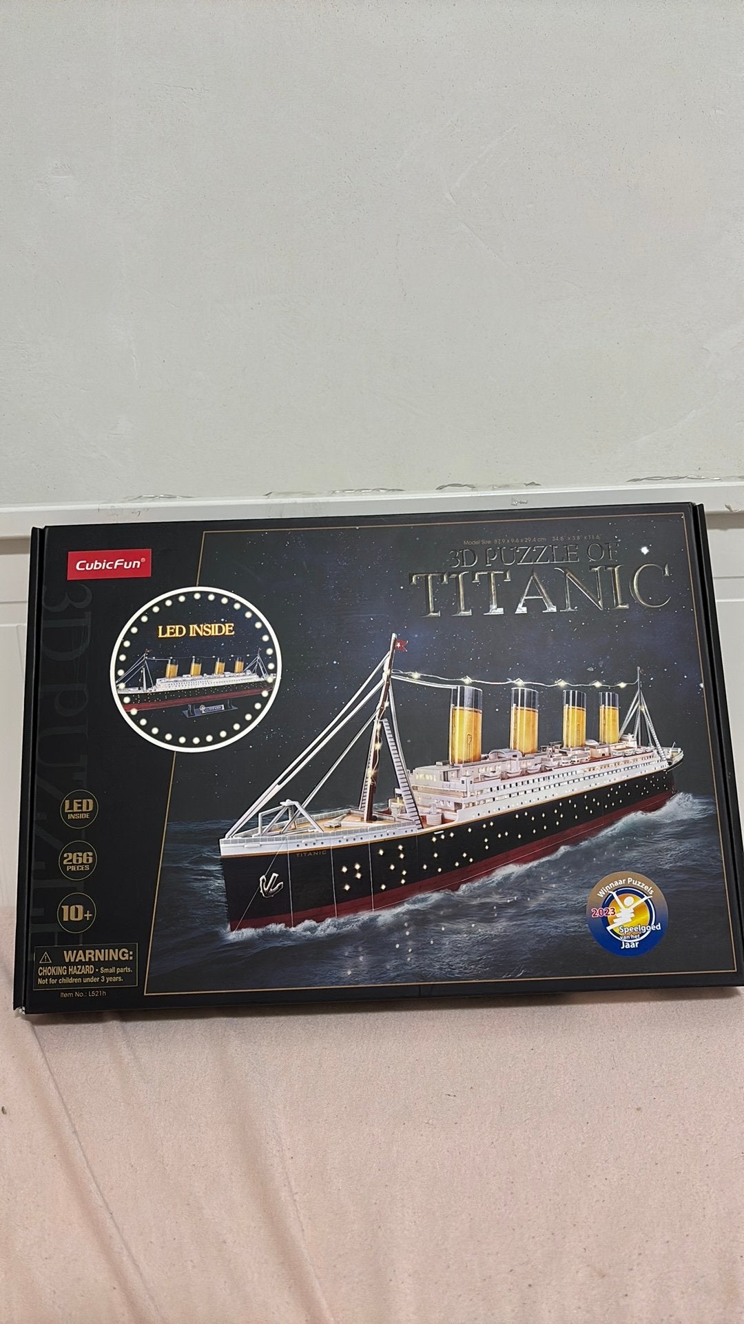 Knutselset titanic, Hobby en Vrije tijd, Modelbouw | Boten en Schepen, Ophalen of Verzenden, Gebruikt