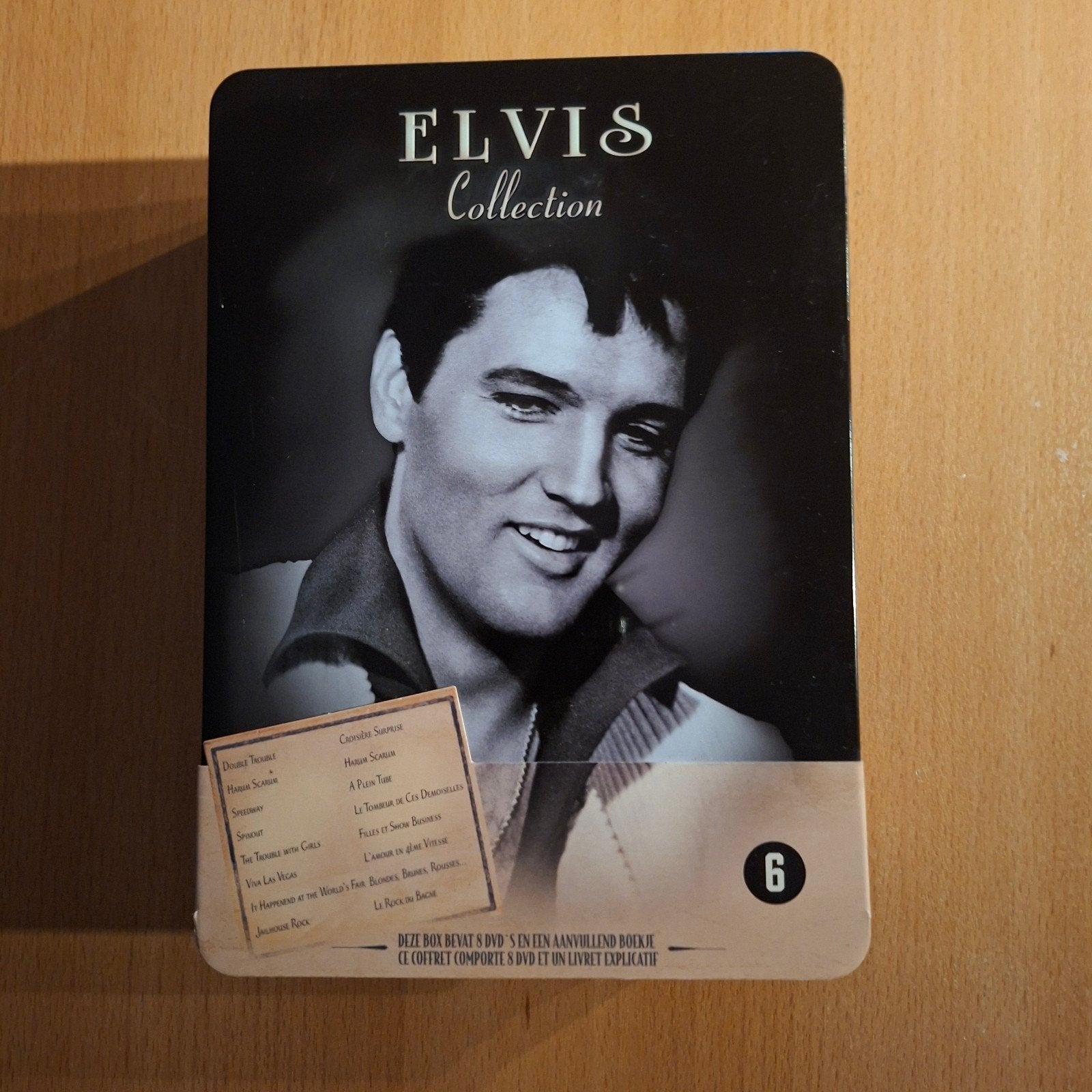 Box Elvis Presly met 8 Dvd's, Ophalen of Verzenden
