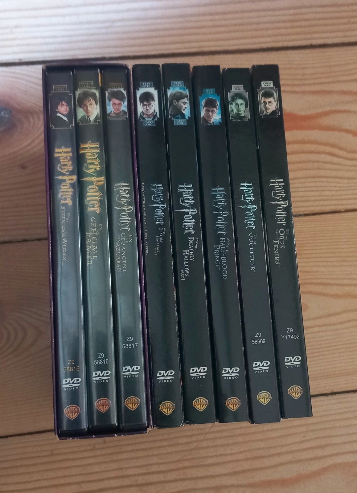 Harry Potter complete serie (8 films) op DVD, Cd's en Dvd's, Nederlands, Ophalen of Verzenden, Vanaf 12 jaar, Inclusief doosje