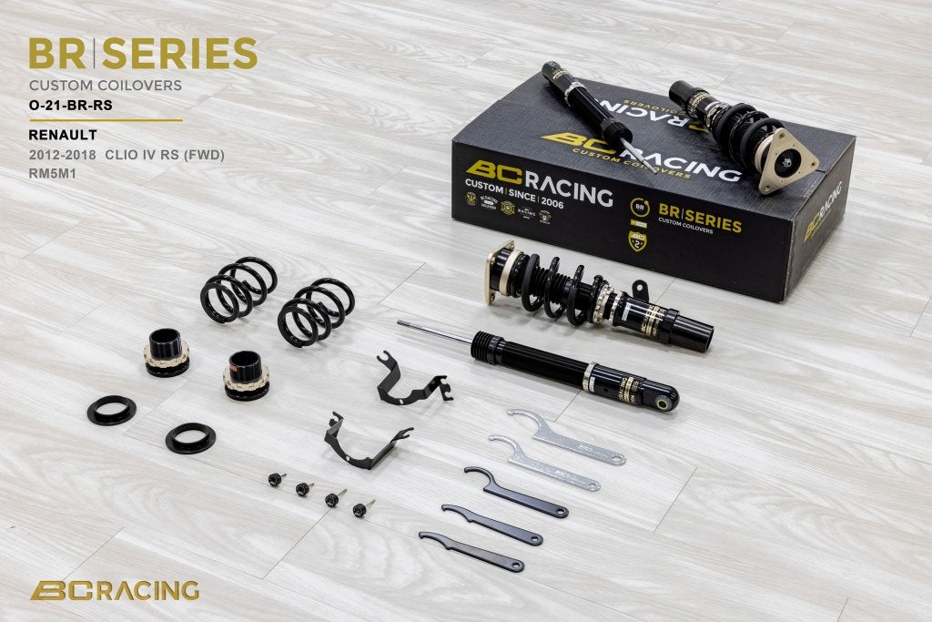 BC Racing schroefset verlaging - Renault Clio 4 RS FWD 12-18, Ophalen of Verzenden