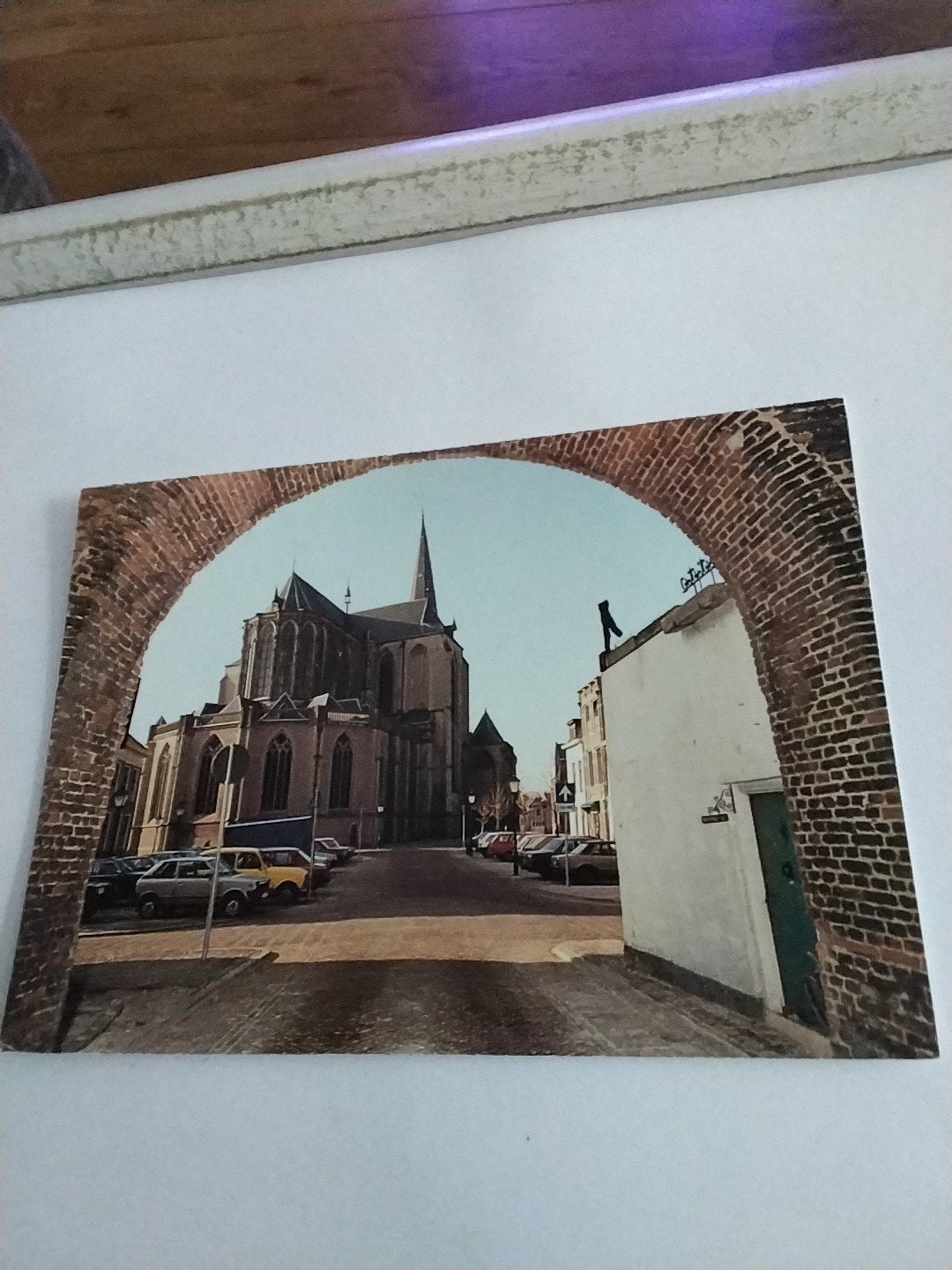 Oude Ansichtkaart Bovenkerk en Koornmarkt Kampen, Ophalen of Verzenden, 1980 tot heden, Gelopen, Overijssel