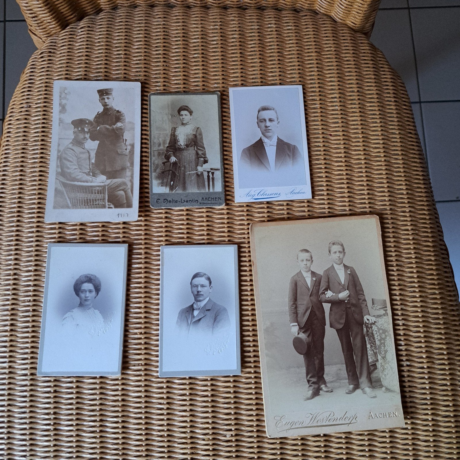 (r) Oude portretfoto's, Ophalen, Gebruikt, Foto, Voor 1940