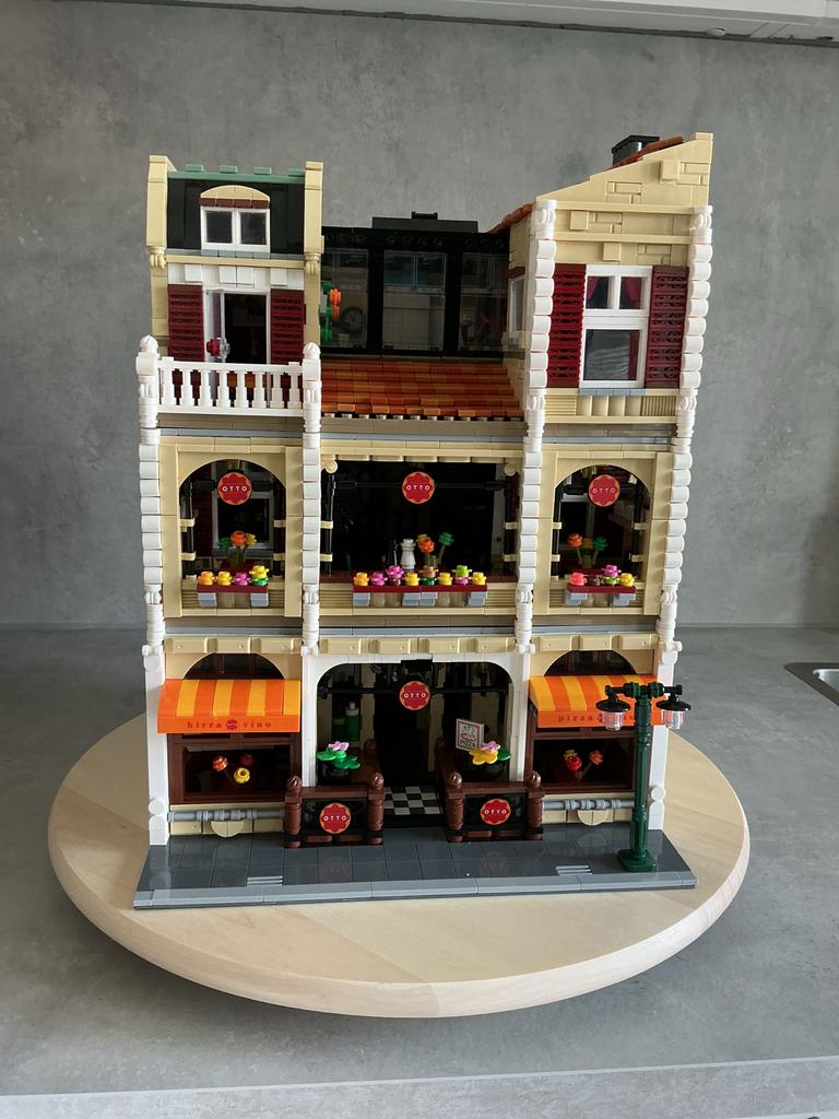 Lepin Modular Building - pizzashop, Ophalen of Verzenden, Zo goed als nieuw, Overige merken