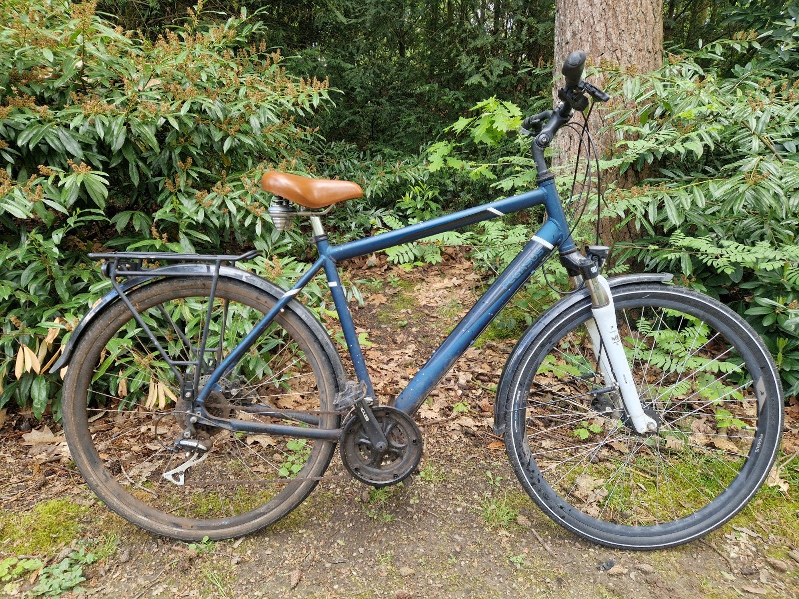 28" inch pegasus herenfiets opknapper 21 versnellingen, 28 inch, Gebruikt, Vering, 57 tot 61 cm
