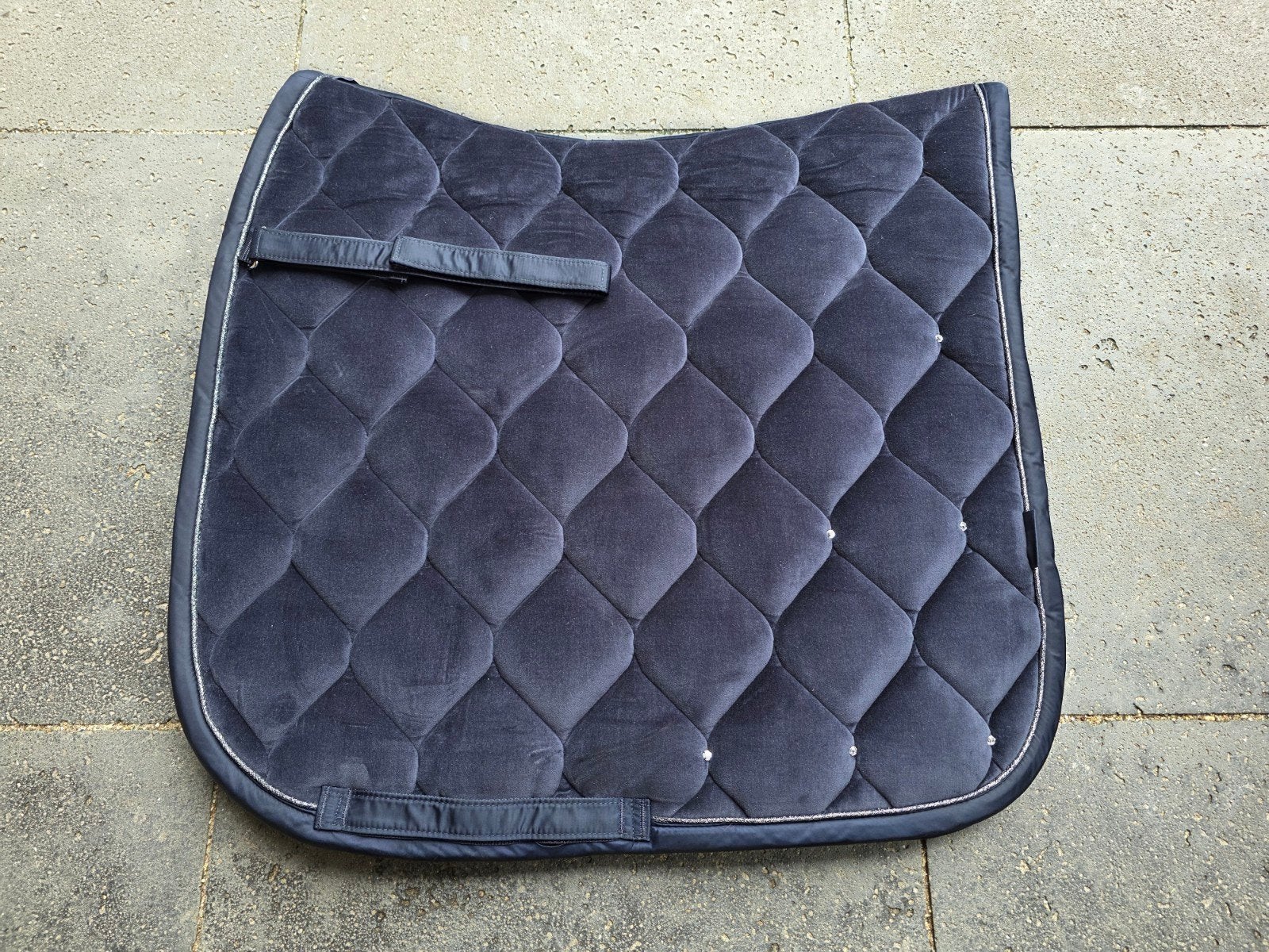 Eskadron velvet crystal navy, Dieren en Toebehoren, Paarden en Pony's | Dekens en Dekjes, Full (L), Dressuurdekje, Ophalen of Verzenden