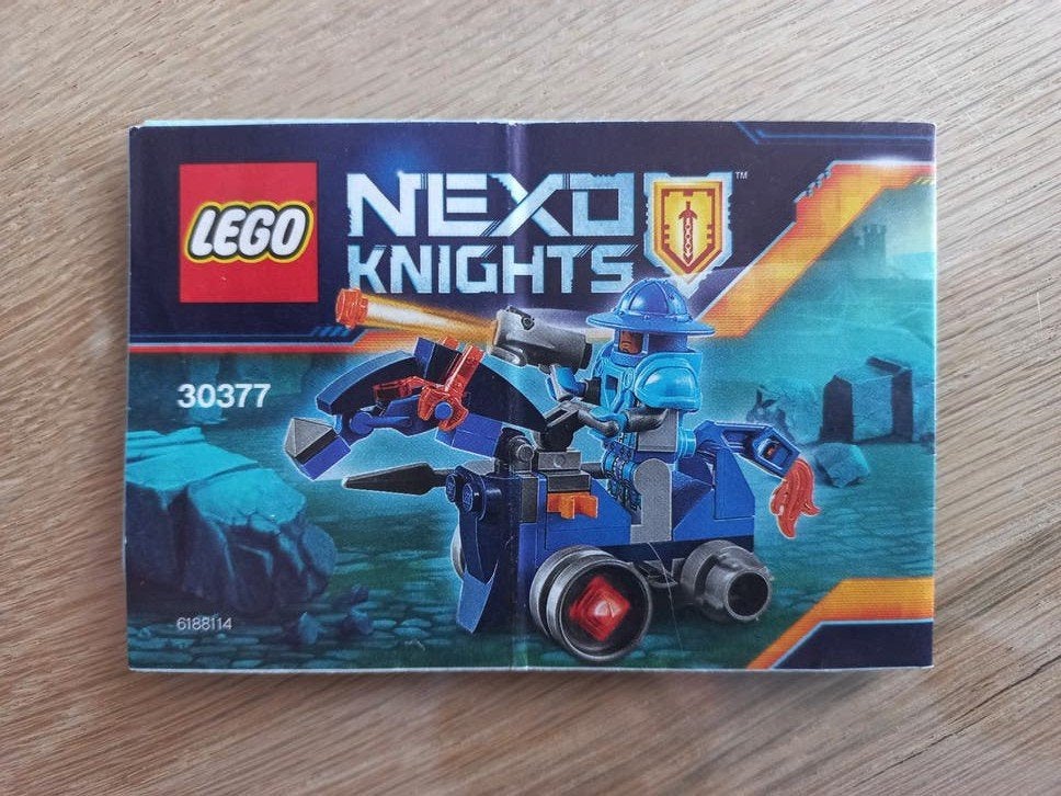 instructieboekje van de LEGO Nexo Knights Motorpaard (Polyba, Gebruikt, Overige thema's, Lego, Overige typen