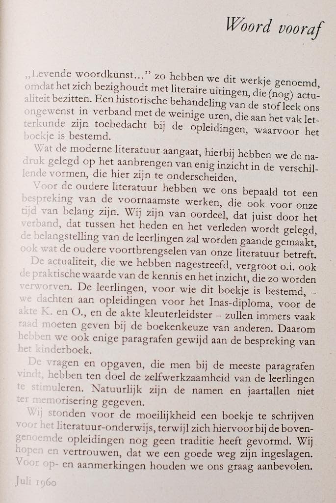 Nederlandse Literatuur Geschiedenis (1973), Verzenden, Zo goed als nieuw, Nederland