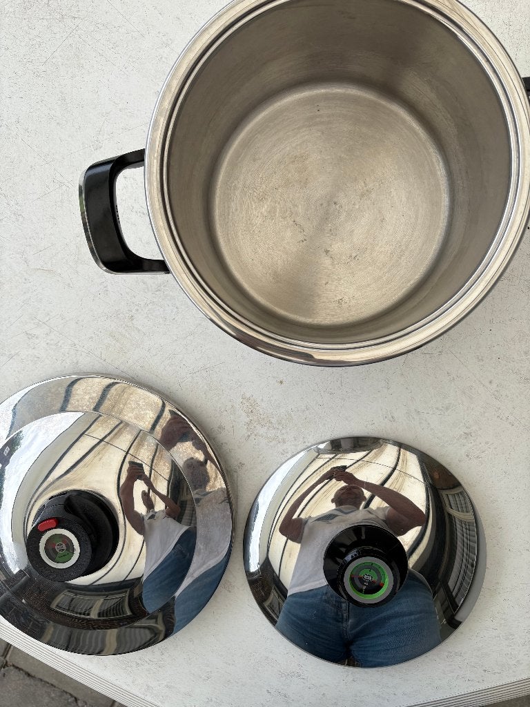 Snelkookpan met 2 deksels, Overige materialen, Gebruikt, Inductieplaat, Ophalen