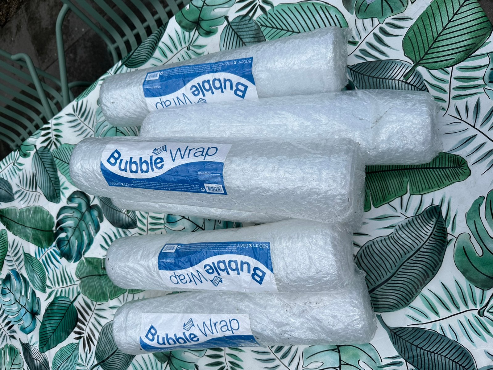 6 rollen Bubble Wrap noppenfolie 5 m x 50 cm – nieuw, Ophalen, Nieuw, 15 m² of meer, Folie