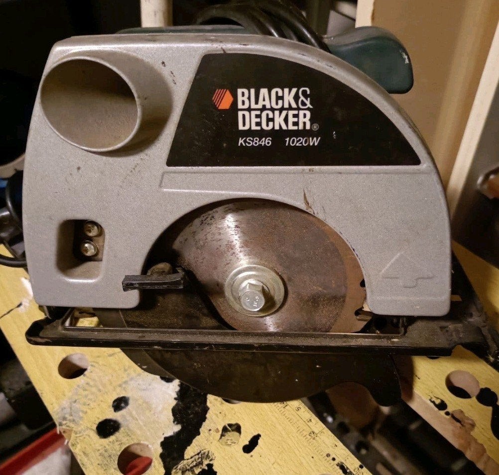 Handzaag machine, Ophalen, Gebruikt, Cirkelzaag, Black+Decker