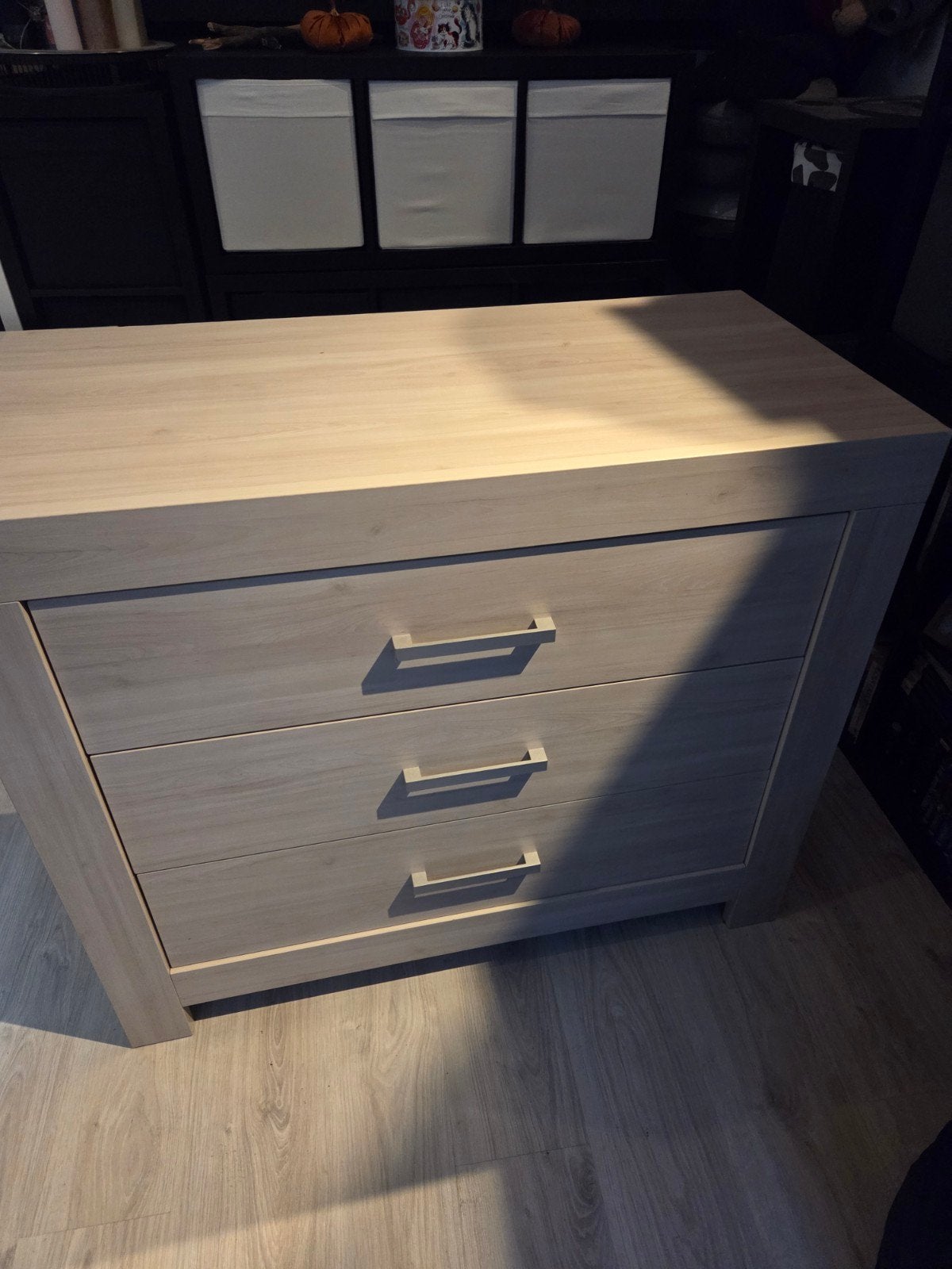 Commode met 3 laden - ideaal voor babykamer, Ophalen, Gebruikt, 50 tot 70 cm, 100 cm of meer