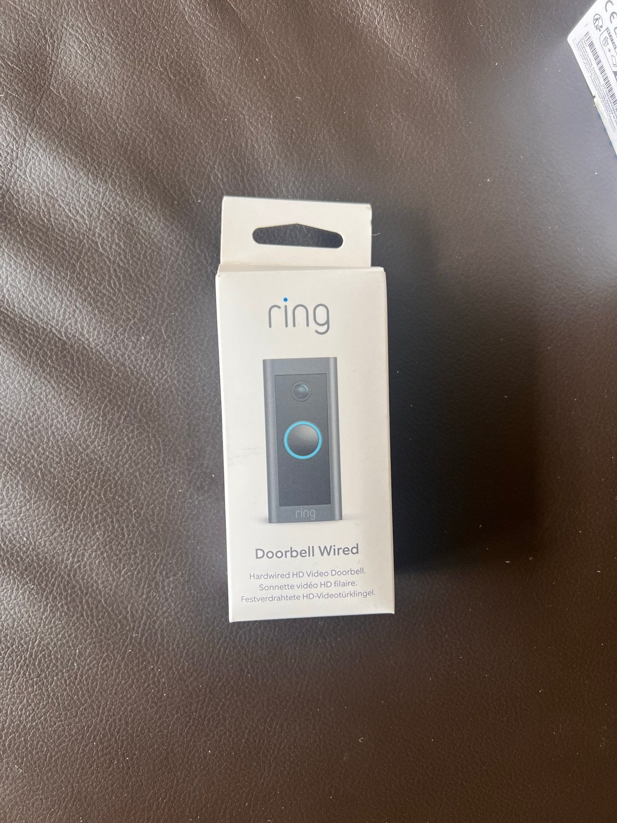 Ring Video Deurbel Bedraad + Chime (Nieuw in doos), Ophalen of Verzenden, Bewegingsdetectiesensor, Nieuw, Bedraad