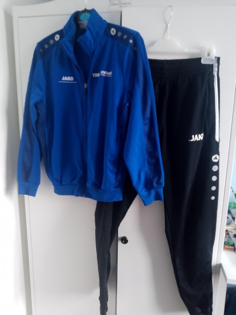 Jako trainingspak - Blauw/Zwart - Maat S, Blauw, Ophalen of Verzenden, Zo goed als nieuw, Voetbal
