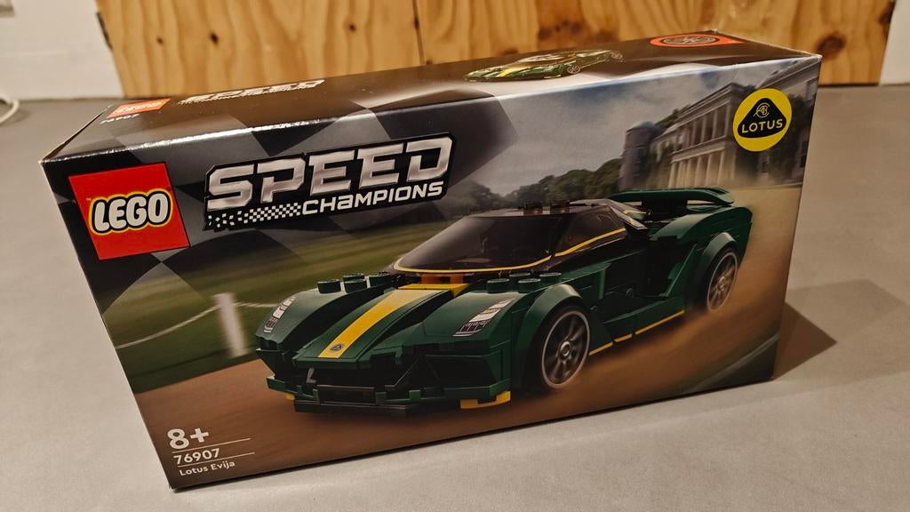 LEGO Speed Champions 76907 Lotus Evija, Lego, Nieuw, Compleet, Complete set