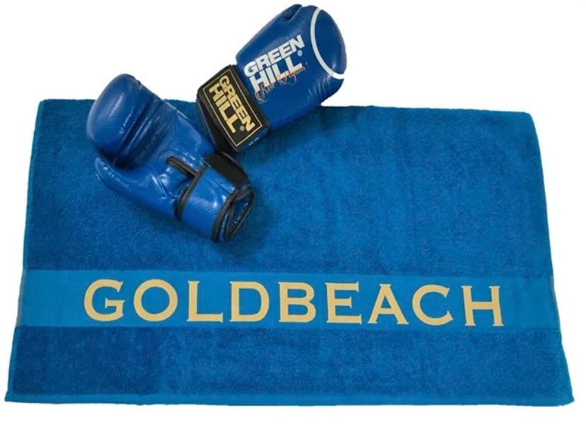 Nieuw Strandlaken Goldbeach - blauw!, Ophalen of Verzenden, Nieuw, Blauw, Handdoek