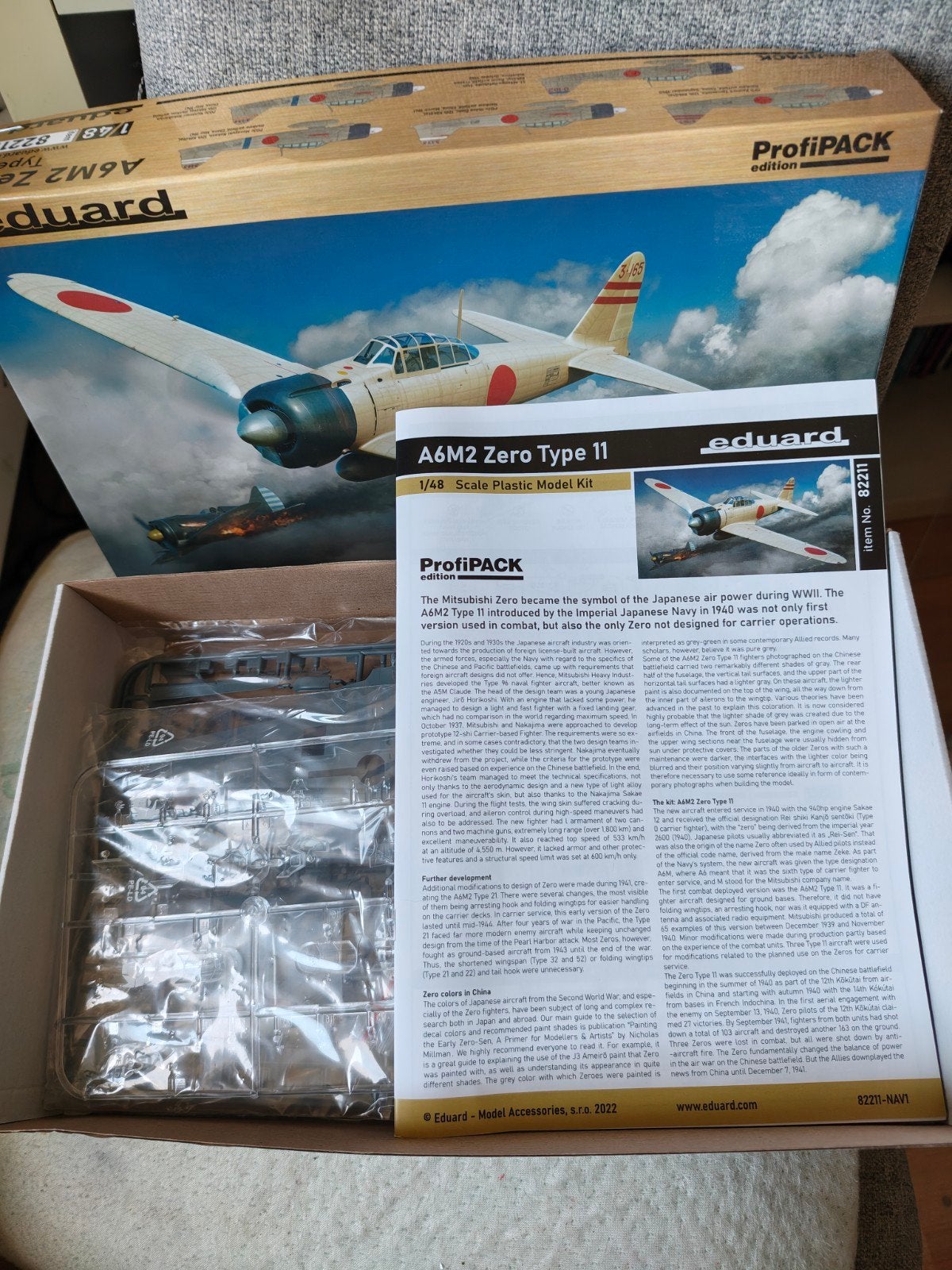 Zero! Eduard 1/48, Ophalen of Verzenden, Groter dan 1:72, Overige merken