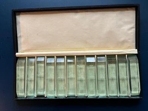 messenleggers vintage van (waarschijnlijk) kristal, Ophalen of Verzenden