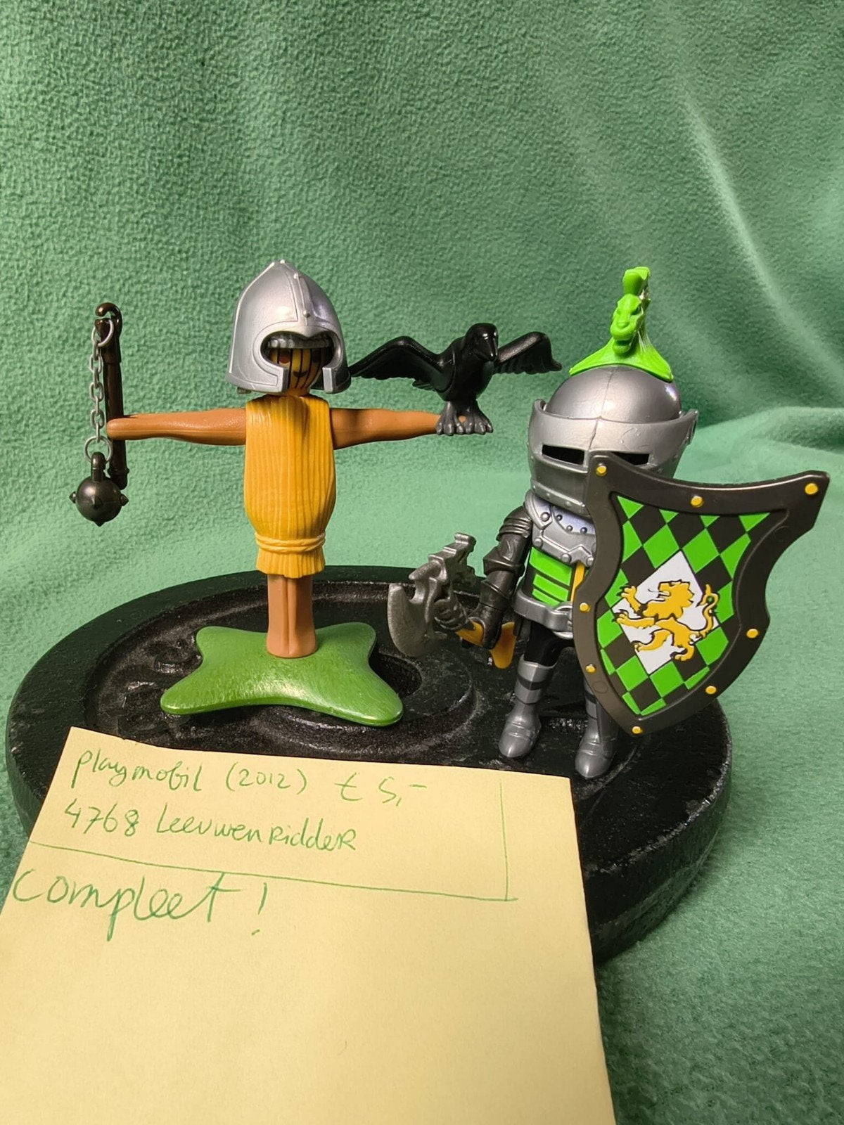 Playmobil 4768 Leeuwen Ridder met oefenpop (2012), Gebruikt, Complete set, Ophalen of Verzenden, Knights