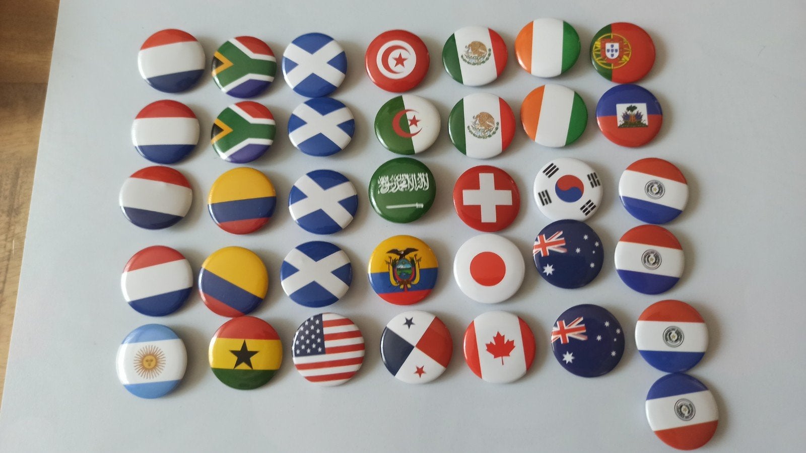 WK Buttons Dekamarkt, Albert Heijn, Ophalen of Verzenden