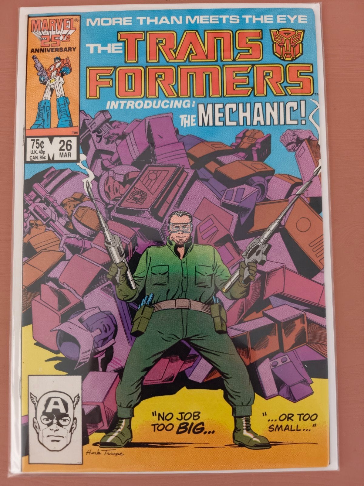 Transformers #26 (1987)🔑, Boeken, Strips | Comics, Eén comic, Amerika, Marvel Comics, Ophalen of Verzenden